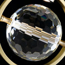 Modern gold crystal led ceiling lamp dining room pendant lights