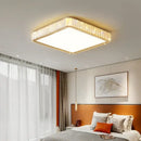 Modern gold crystal led ceiling light bedroom moon and star design