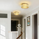 Modern gold crystal led ceiling light dining room chandelier