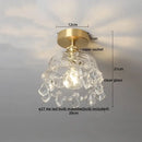 Modern gold crystal led ceiling light living room chandelier