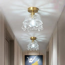 Modern gold crystal led ceiling light living room chandelier