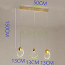 Modern gold crystal led chandelier dining room pendant light