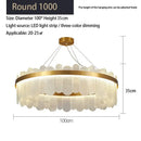 Modern gold crystal led chandelier living room frosted glass petals