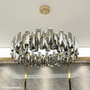 Modern gold crystal led chandelier living room light