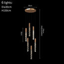 Modern gold crystal led chandelier living room pendant light