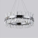 Modern gold crystal led pendant light kitchen chandelier