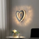 Modern gold crystal led wall lamp bedroom sconce decorbites crystal led