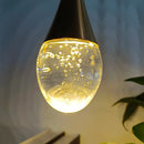 Modern gold crystal led wall lamp bedroom teardrop sconce