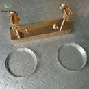 Modern gold crystal led wall lamp for bathroom three globe light