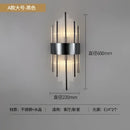 Modern gold crystal led wall light living room glass sconce