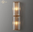 Modern gold crystal led wall sconce bedroom lighting