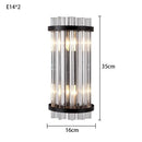 Modern gold crystal luxury wall lamp bedroom sconce