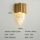 Modern gold crystal oval round chandelier dining room light