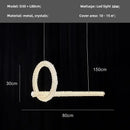 Modern gold crystal pendant lights – luxury dining room chandelier