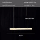 Modern gold crystal pendant lights – luxury dining room chandelier