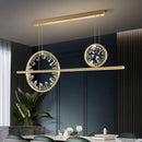 Modern gold crystal ring chandelier living room pendant light
