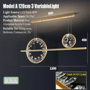 Modern gold crystal ring led chandelier dining room pendant light