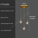 Modern gold crystal stainless steel staircase chandelier living room