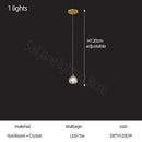 Modern gold crystal stair football shaped chandelier stairwell light