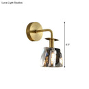 Modern gold crystal wall lamp bedroom 110v-120v 220v-240v light