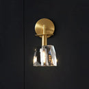 Modern gold crystal wall lamp bedroom 110v-120v 220v-240v light