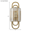 Modern gold crystal wall lamp bedroom modern style fixture