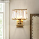 Modern gold crystal wall lamp living room 110v-120v 220v-240v