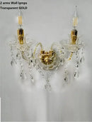 Modern gold crystal wall lamp living room decorbites crystal light