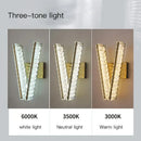 Modern gold crystal wall lamp living room elegant lighting