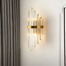 Modern gold crystal wall sconce – living room 110v-120v light