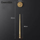 Modern gold crystal water drop wall sconce bedroom led mirror light