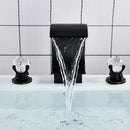 Modern gold crystal waterfall basin faucet bathroom sink tap