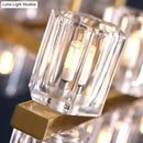 Modern gold cylinder island light fixture dining room chandelier