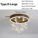 Modern gold dancing girl led chandelier crystal bird bedroom light