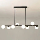 Modern gold decorbites bubble ball led hanging chandelier dining room