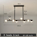 Modern gold decorbites bubble ball led hanging chandelier dining room