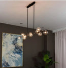 Modern gold decorbites bubble ball led hanging chandelier dining room