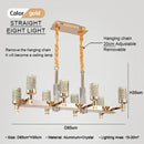 Modern gold decorbites bubble crystal chandelier for living room