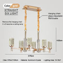 Modern gold decorbites bubble crystal chandelier for living room