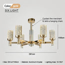 Modern gold decorbites bubble crystal chandelier for living room