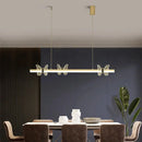 Modern gold decorbites butterfly flower chandelier dining room light