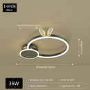 Modern gold decorbites butterfly light round living room lamp