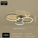 Modern gold decorbites butterfly light round living room lamp