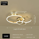 Modern gold decorbites butterfly light round living room lamp