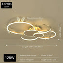 Modern gold decorbites butterfly light round living room lamp