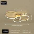 Modern gold decorbites butterfly light round living room lamp