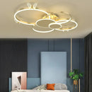 Modern gold decorbites butterfly light round living room lamp