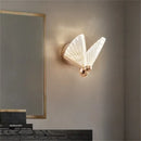 Modern gold decorbites butterfly wall lights bedroom glass sconces