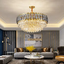 Modern gold decorbites crystal ceiling chandelier for living room