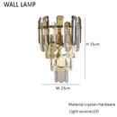 Modern gold decorbites crystal ceiling chandelier for living room